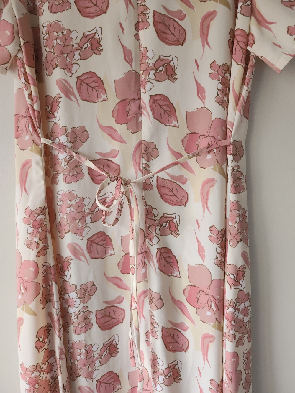Floral Pink & Yellow Short-Sleeve Maxi Dress - Picture 8 of 10